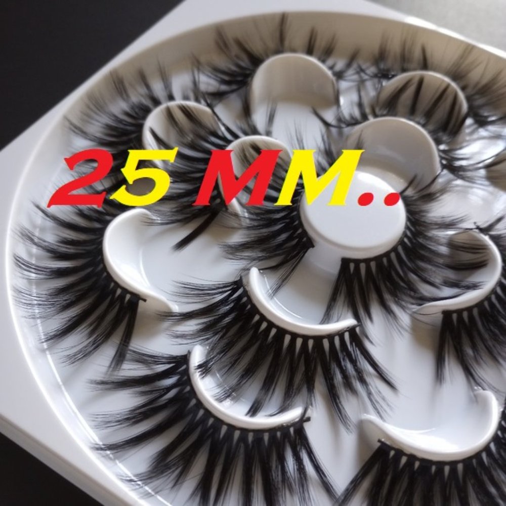 Miss Sexy Lady Mink 7Pairs Craw Fish 25mm Eyelashes